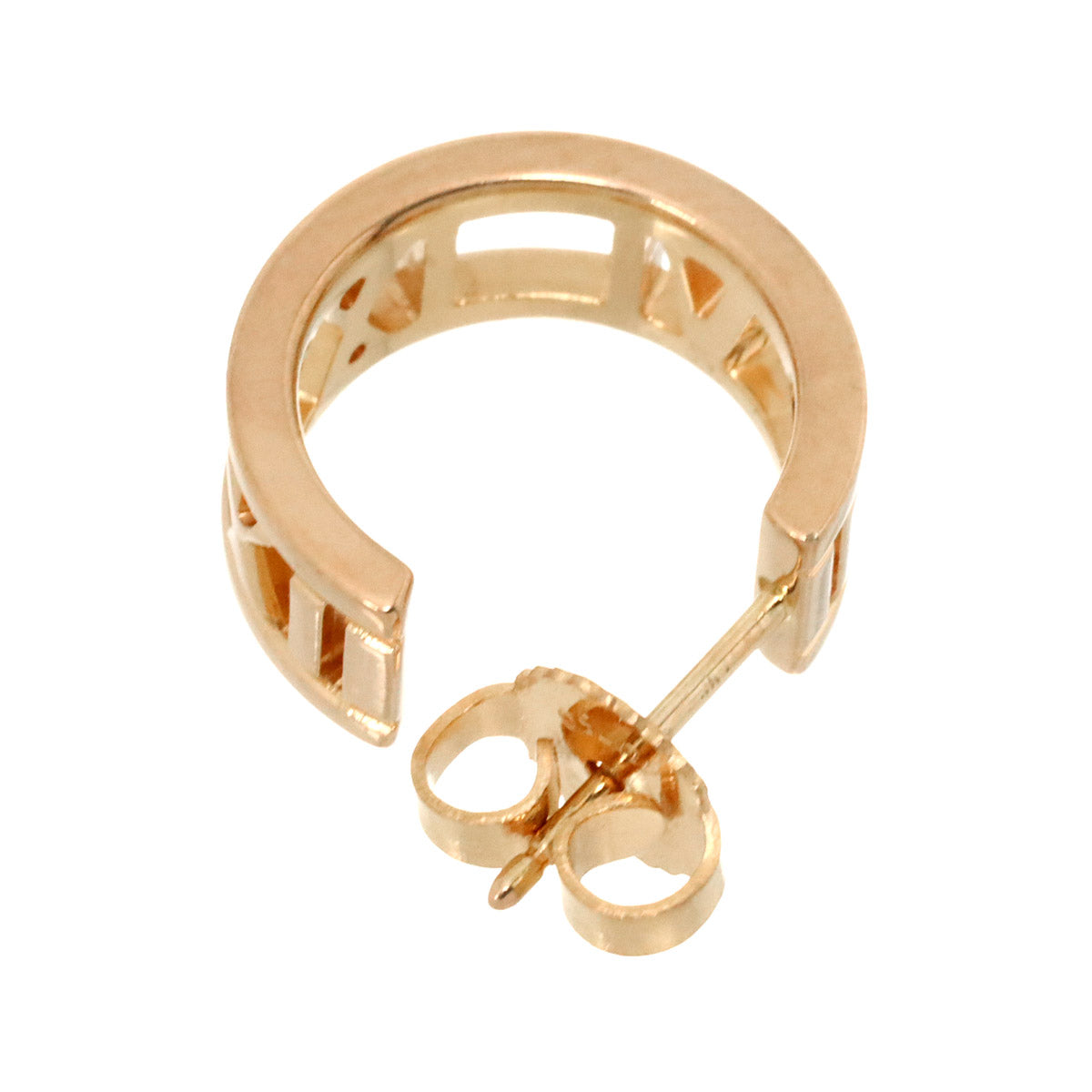 Atlas Earring Pierced 18K PG 750 One Piece only