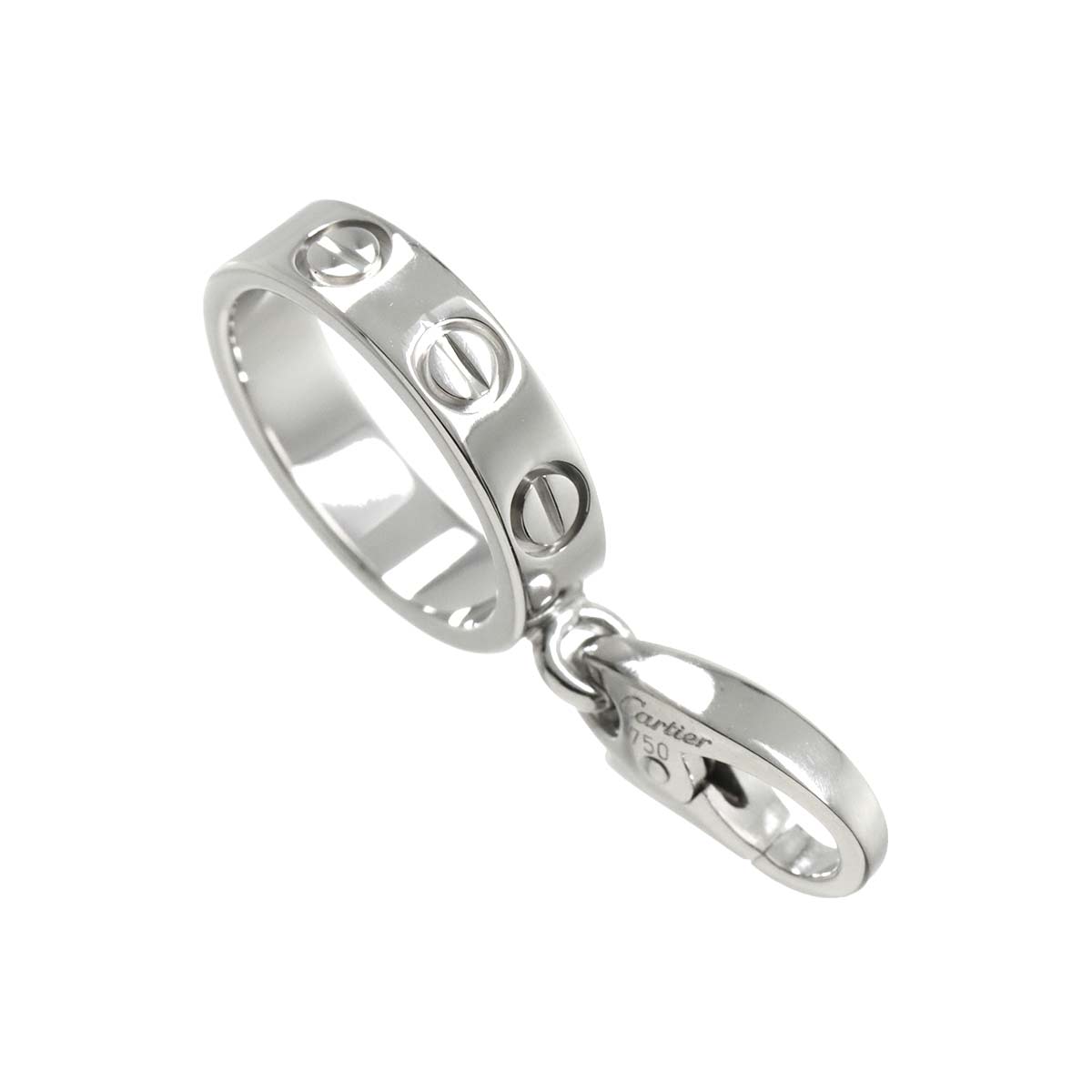 Baby Love Pendant Top 18K White Gold 750