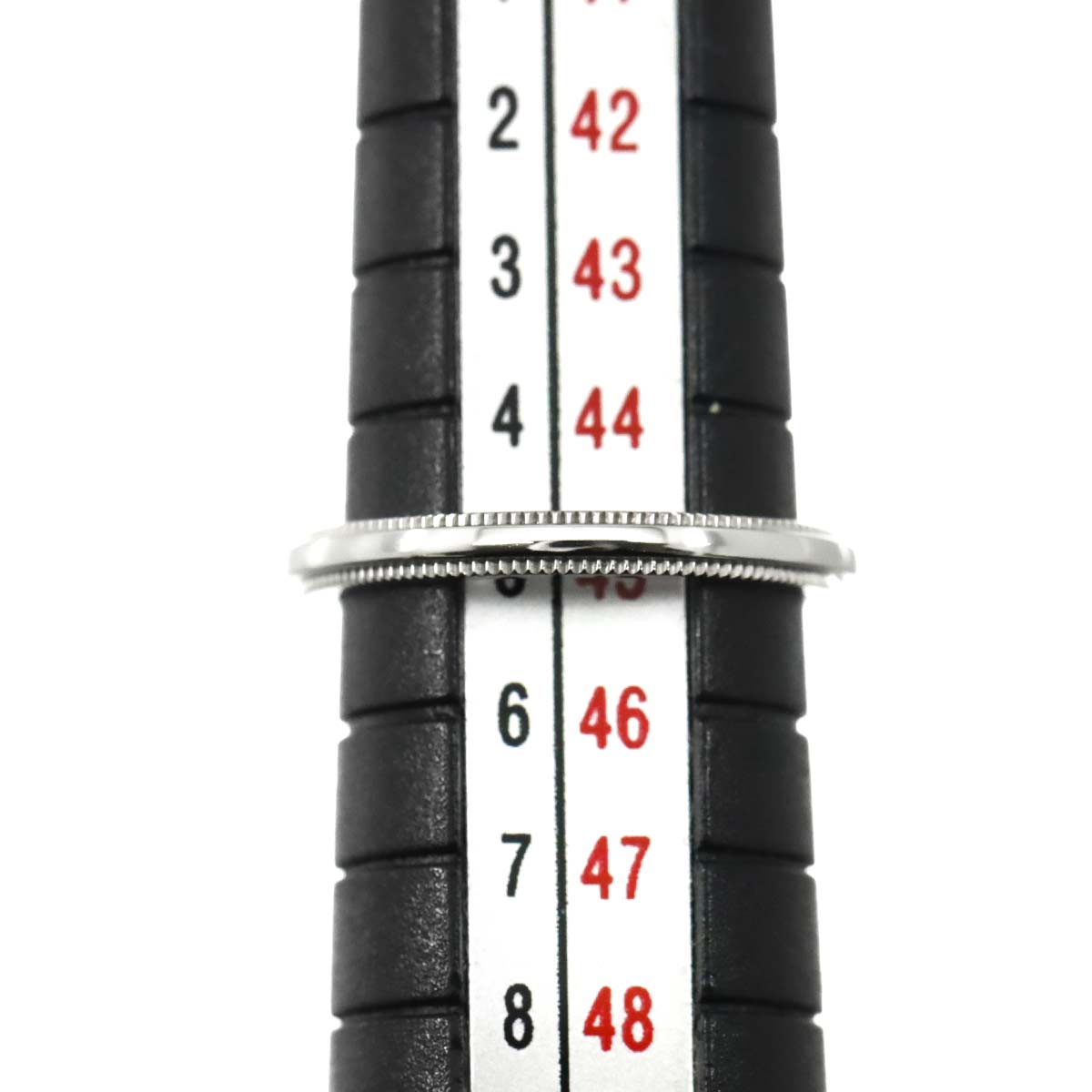 Milgrain Band Ring Pt Platinum Size3.25(US)