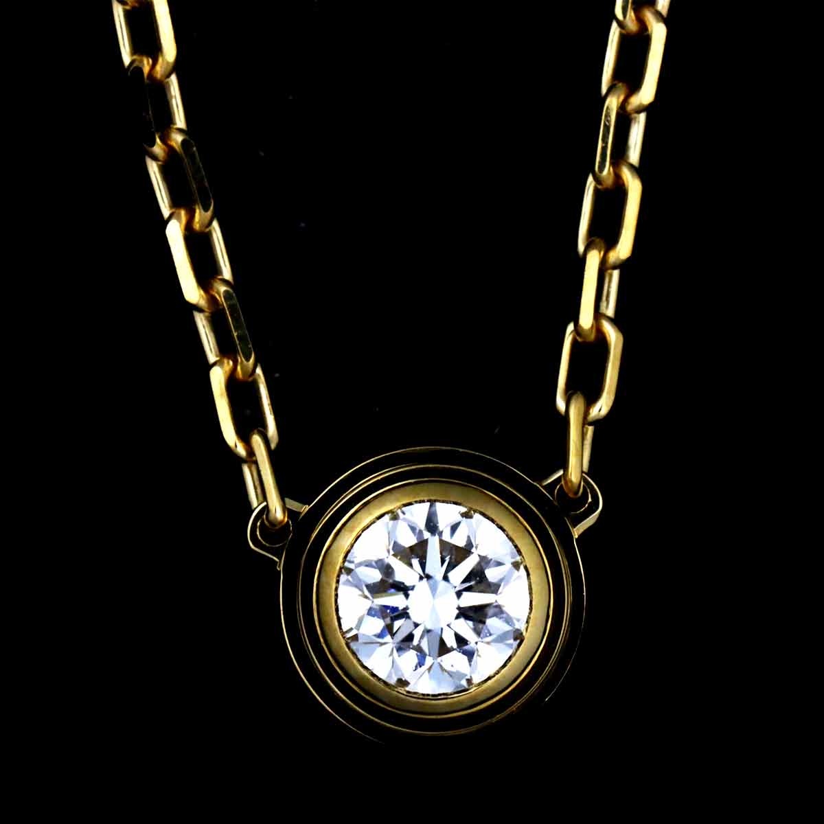 d Amour Diamond Necklace LM 18K Yellow Gold 750
