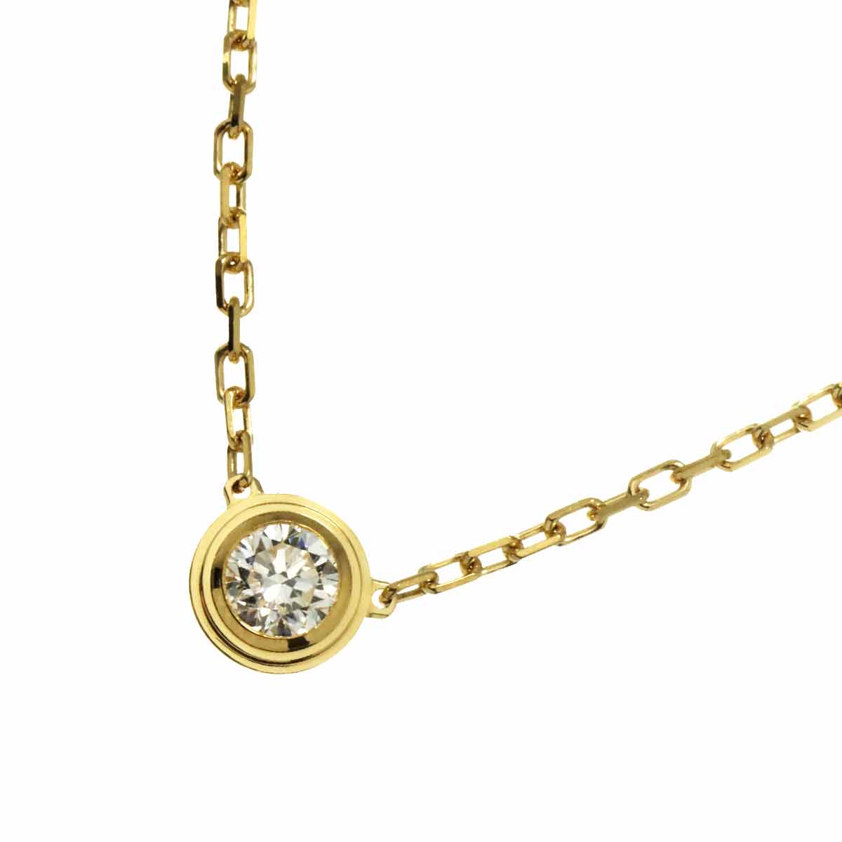 d Amour Diamond Necklace LM 18K Yellow Gold 750