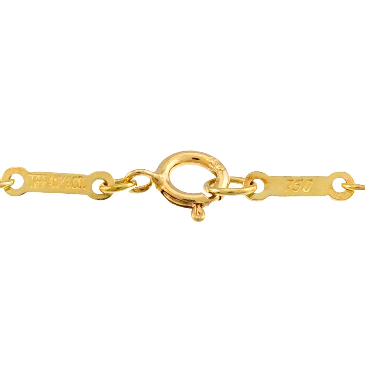 Open Heart Necklace 18K Yellow Gold 750