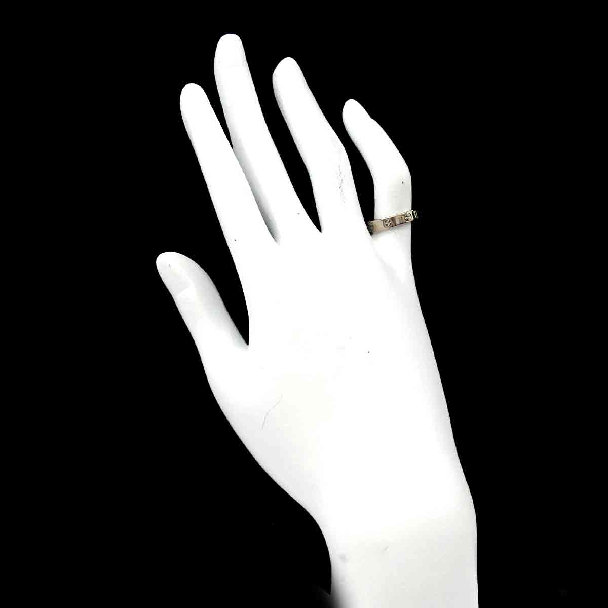 Mini Love Ring 18K White Gold 750 size48 4.5(US)