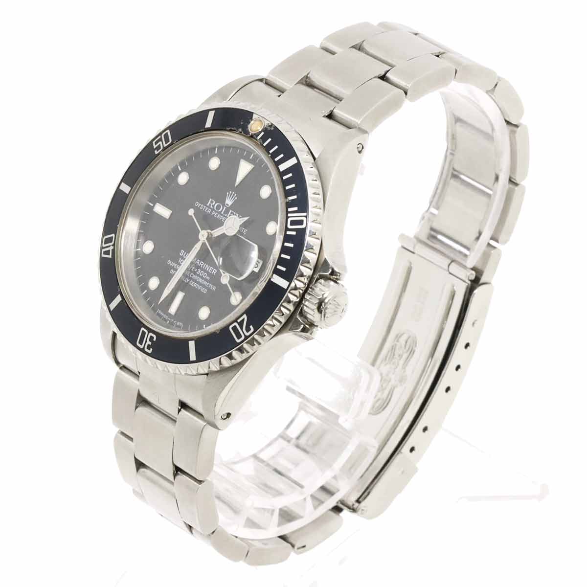 Submariner Date 16610 Serial X Automatic Black Dial Mens Watch