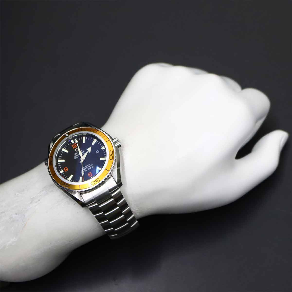 Seamaster Planet Ocean 600M 2208 50 Automatic Black Dial Mens