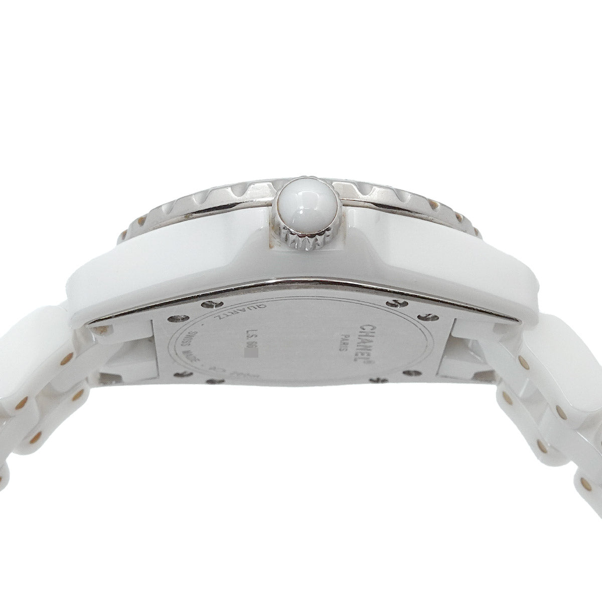 J12 33mm H1628 12P Diamond Quartz White Dial Ladies Watch