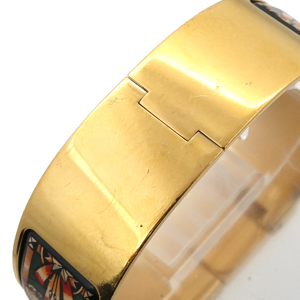 Loquet LO1.201 Quartz Gold Dial Ladies Bngle Watch