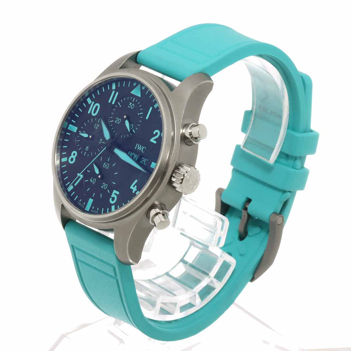 Pilot Watch Chronograph IW388108 Automatic Black Dial Mens