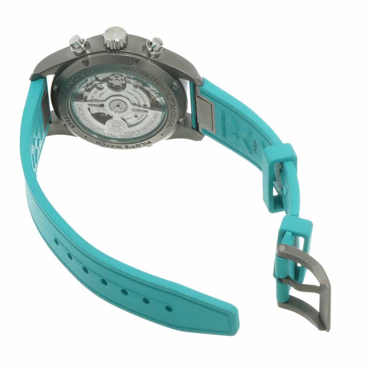 Pilot Watch Chronograph IW388108 Automatic Black Dial Mens