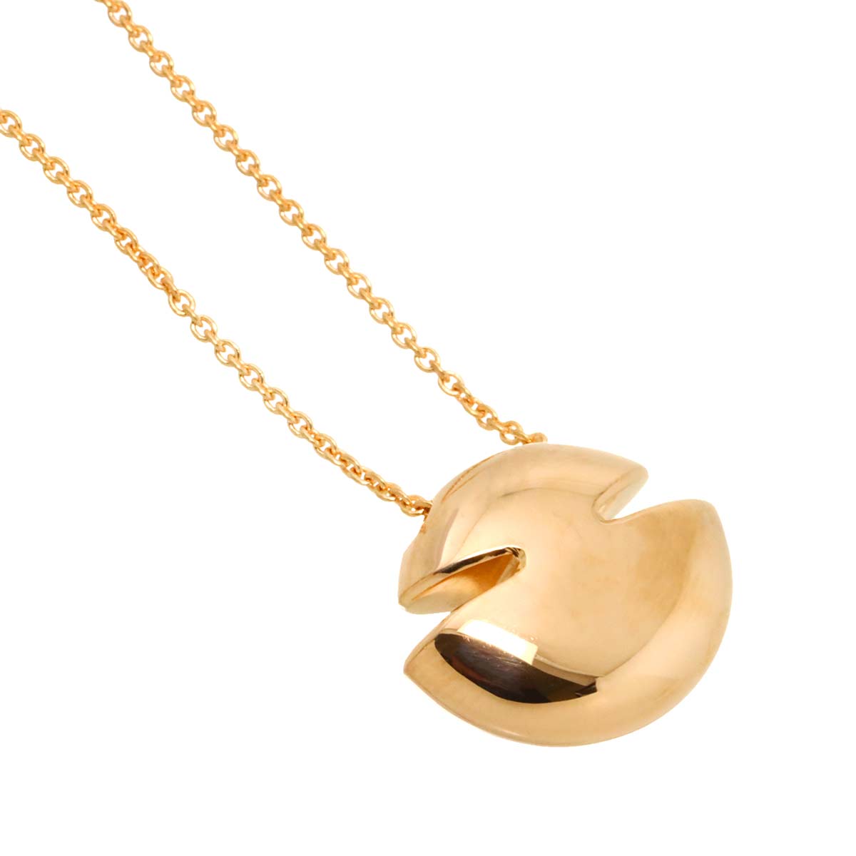 Cabochon Necklace 18K Pink Gold 750