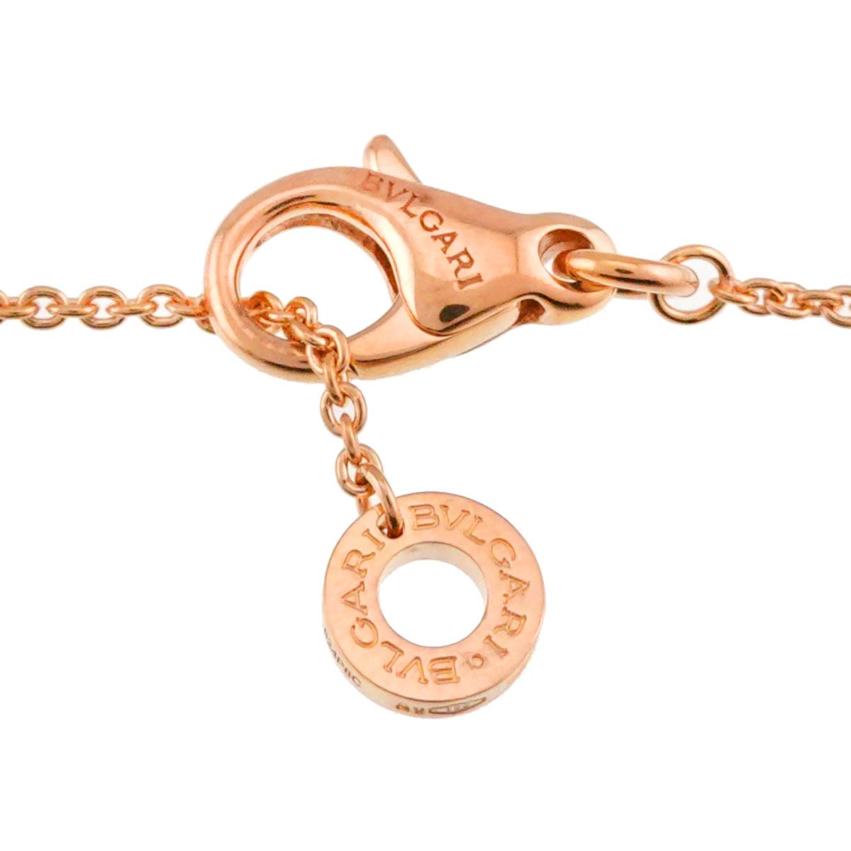 Cabochon Necklace 18K Pink Gold 750