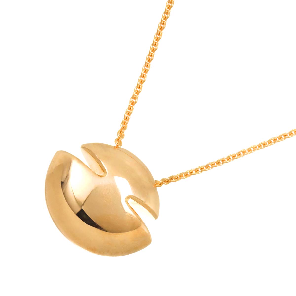 Cabochon Necklace 18K Pink Gold 750