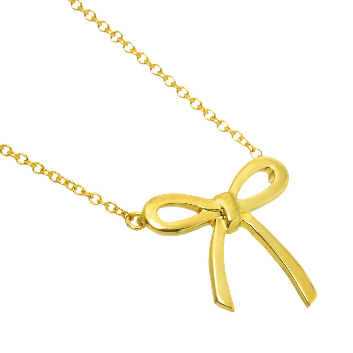 Ribbon Necklace 18K Yellow Gold 750