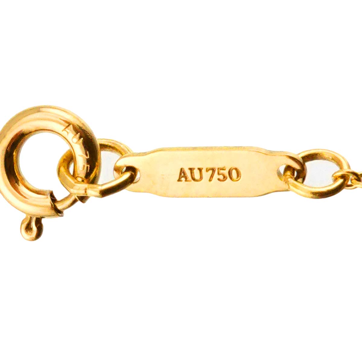 Ribbon Necklace 18K Yellow Gold 750