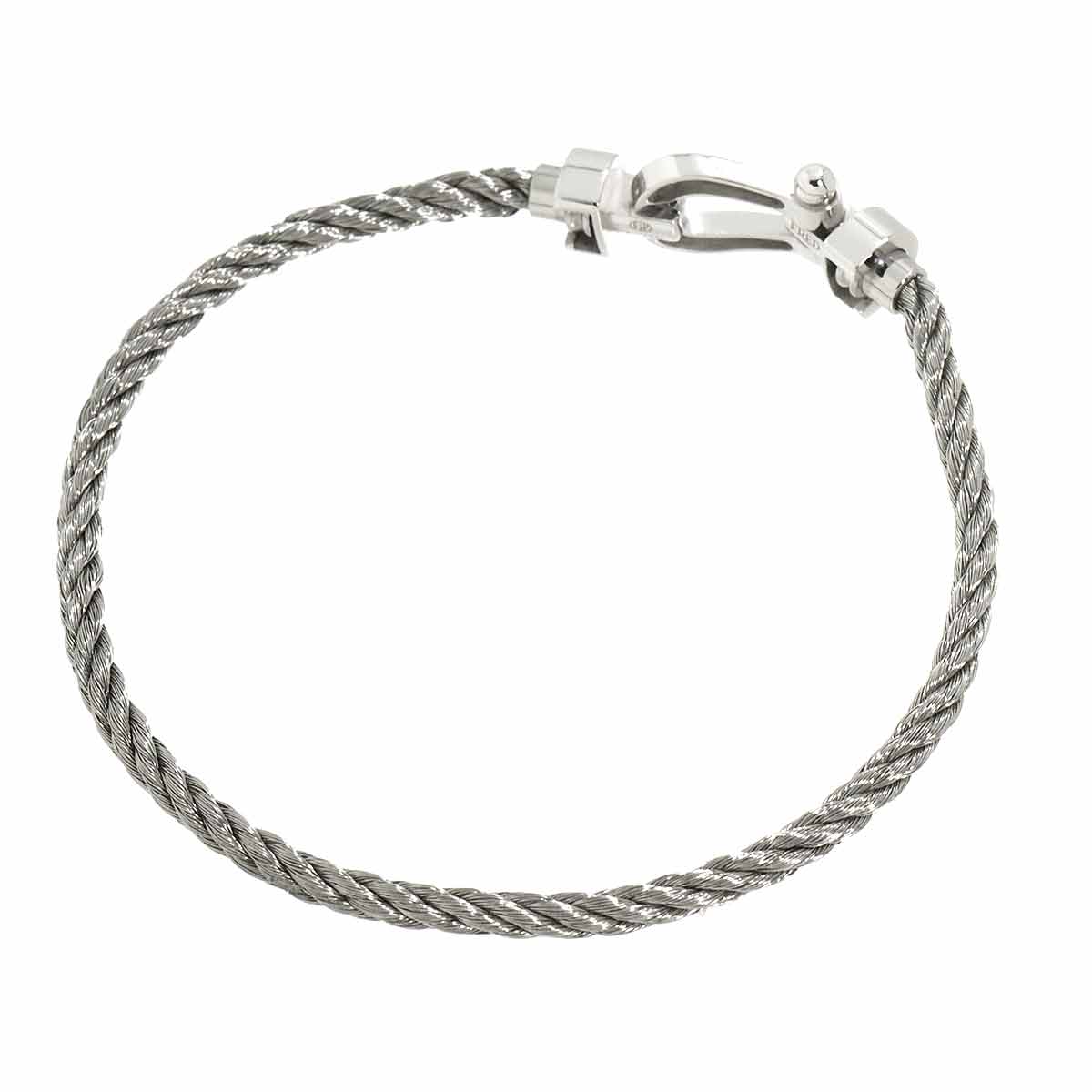 Force 10 MM Bracelet 18K WG 750 Steel size15