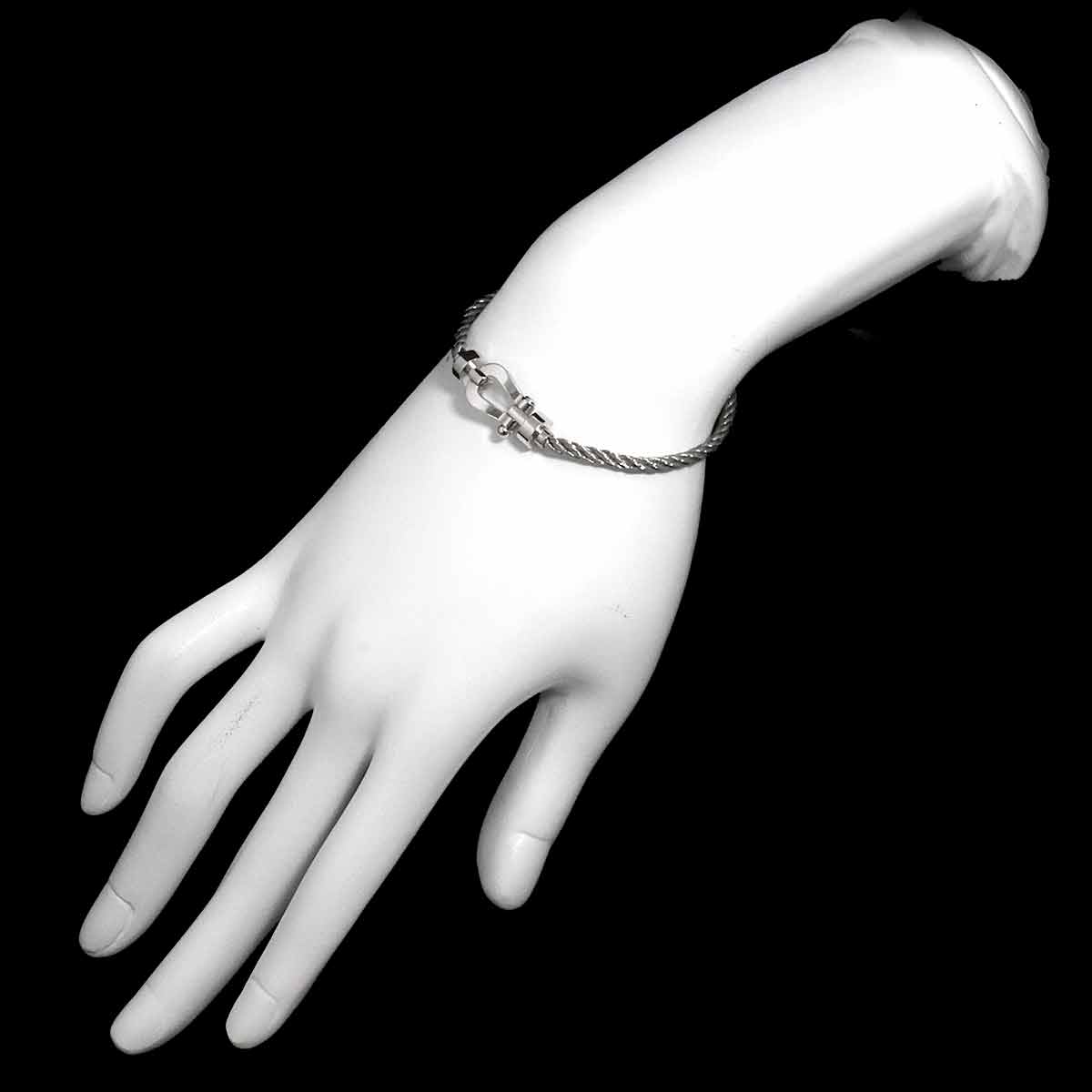 Force 10 MM Bracelet 18K WG 750 Steel size15