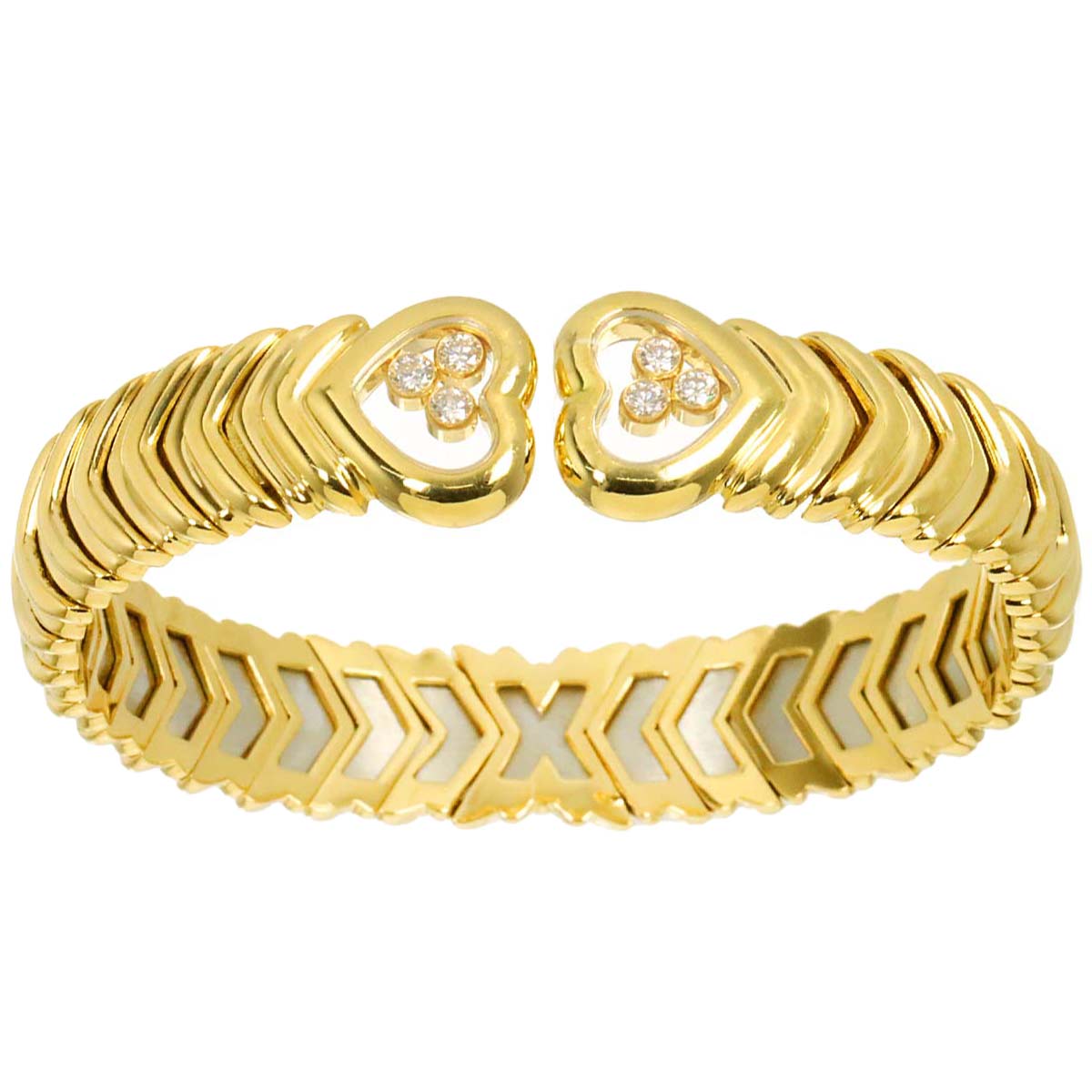 Happy Diamond Bracelet 18K YG Yellow Gold 750