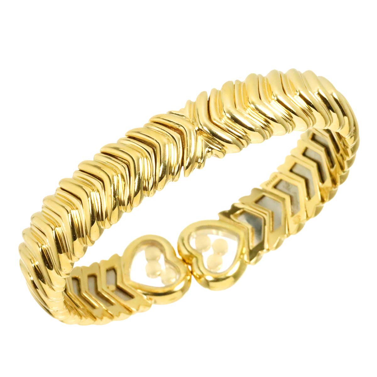 Happy Diamond Bracelet 18K YG Yellow Gold 750