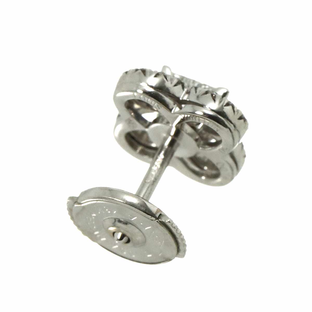 Diamond Earring Pierced 18K WG 750 One Piece only