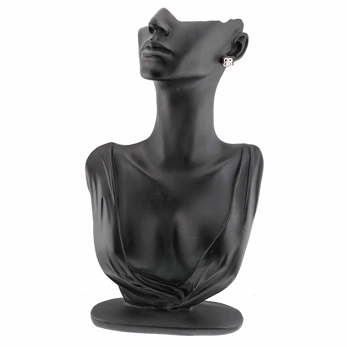 Diamond Earring Pierced 18K WG 750 One Piece only