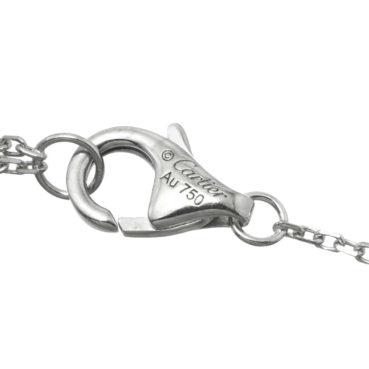 C De Diamond 0.27ct H/VVS1/3EX Necklace 18K WG 750