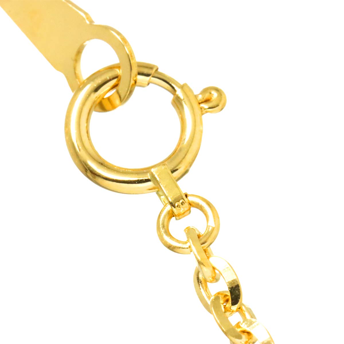 Diamond 0.18ct Necklace 18K YG Yellow Gold 750