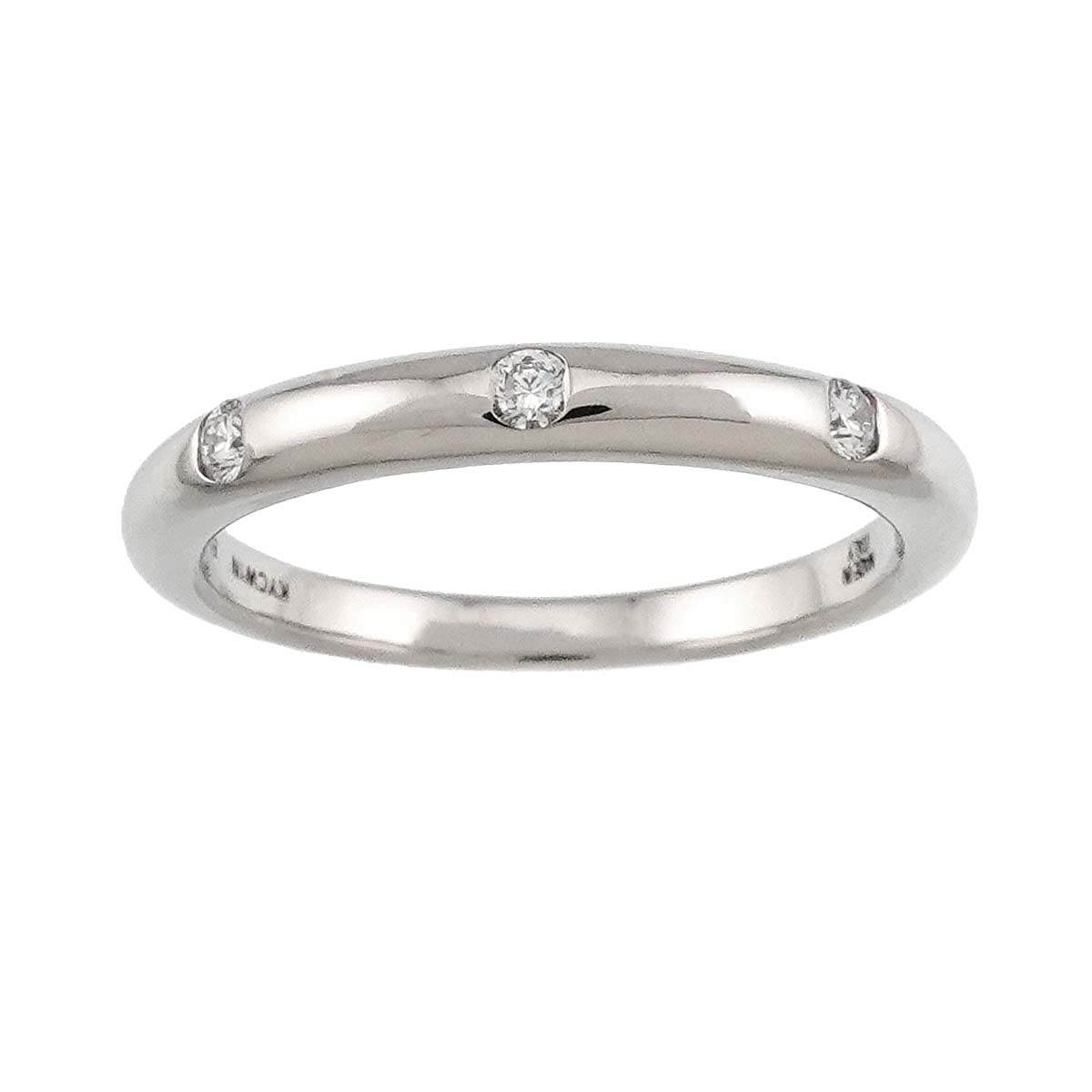 Fedi Diamond 3P Ring Platinum Size4(US)