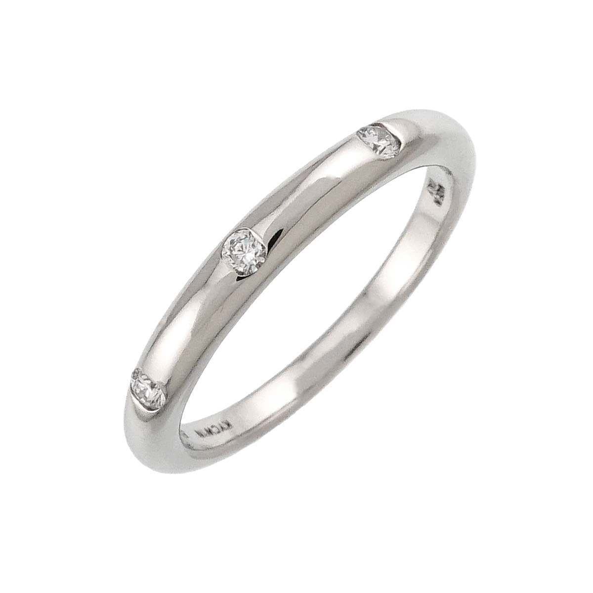 Fedi Diamond 3P Ring Platinum Size4(US)
