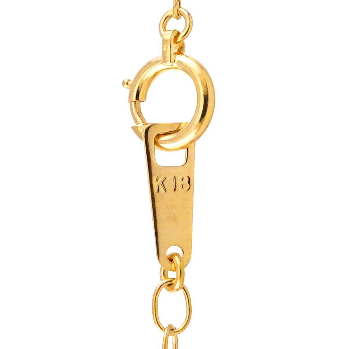 Ruby Necklace K18 Yellow Gold 750