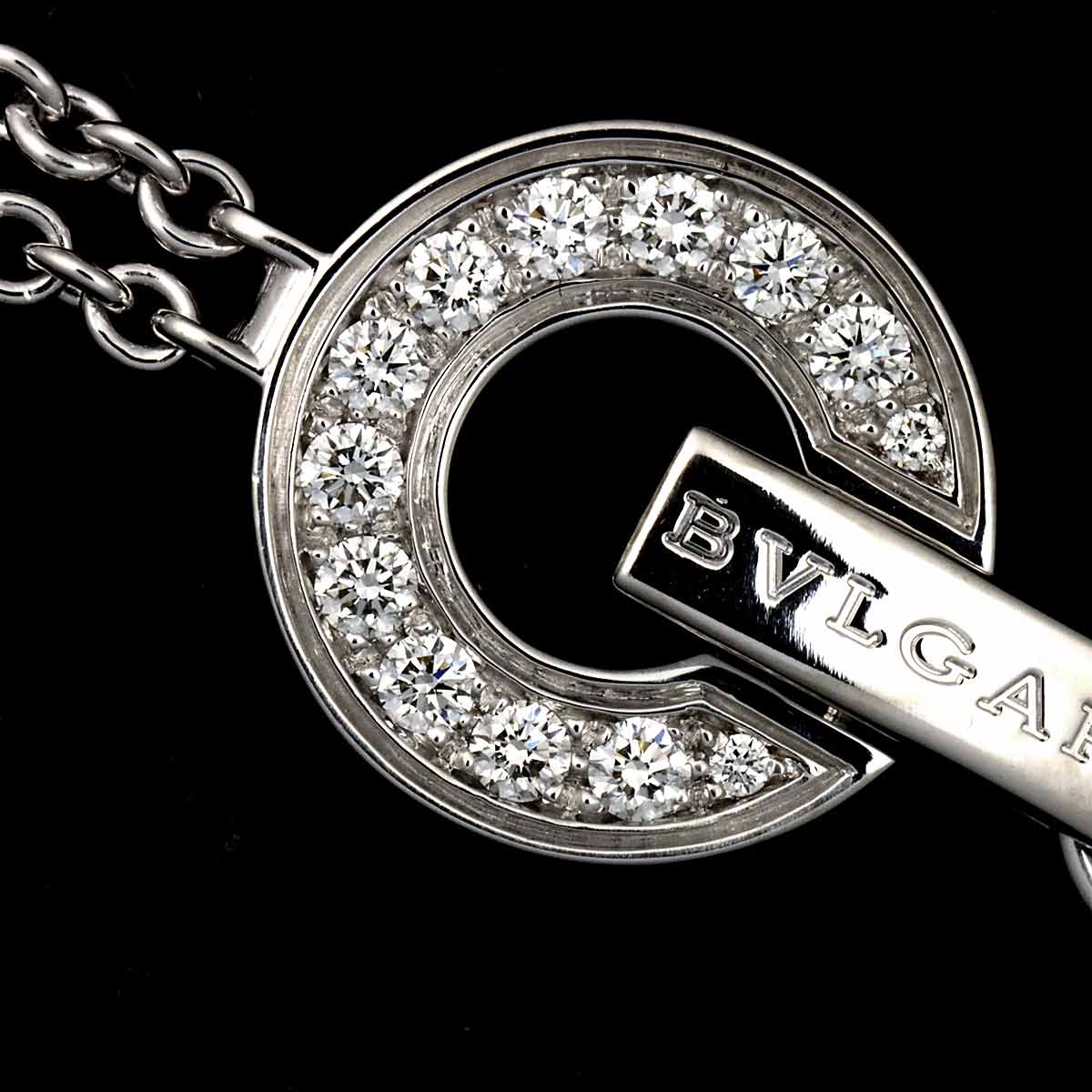 BVLGARIBVLGARI Diamond Bracelet K18 White Gold 750 sizeML