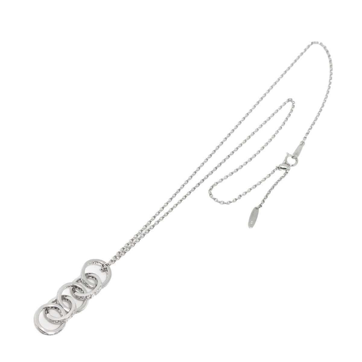 Diamond 2.00ct Necklace 18K WG 750