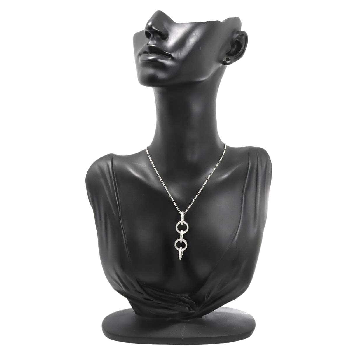 Diamond 2.00ct Necklace 18K WG 750