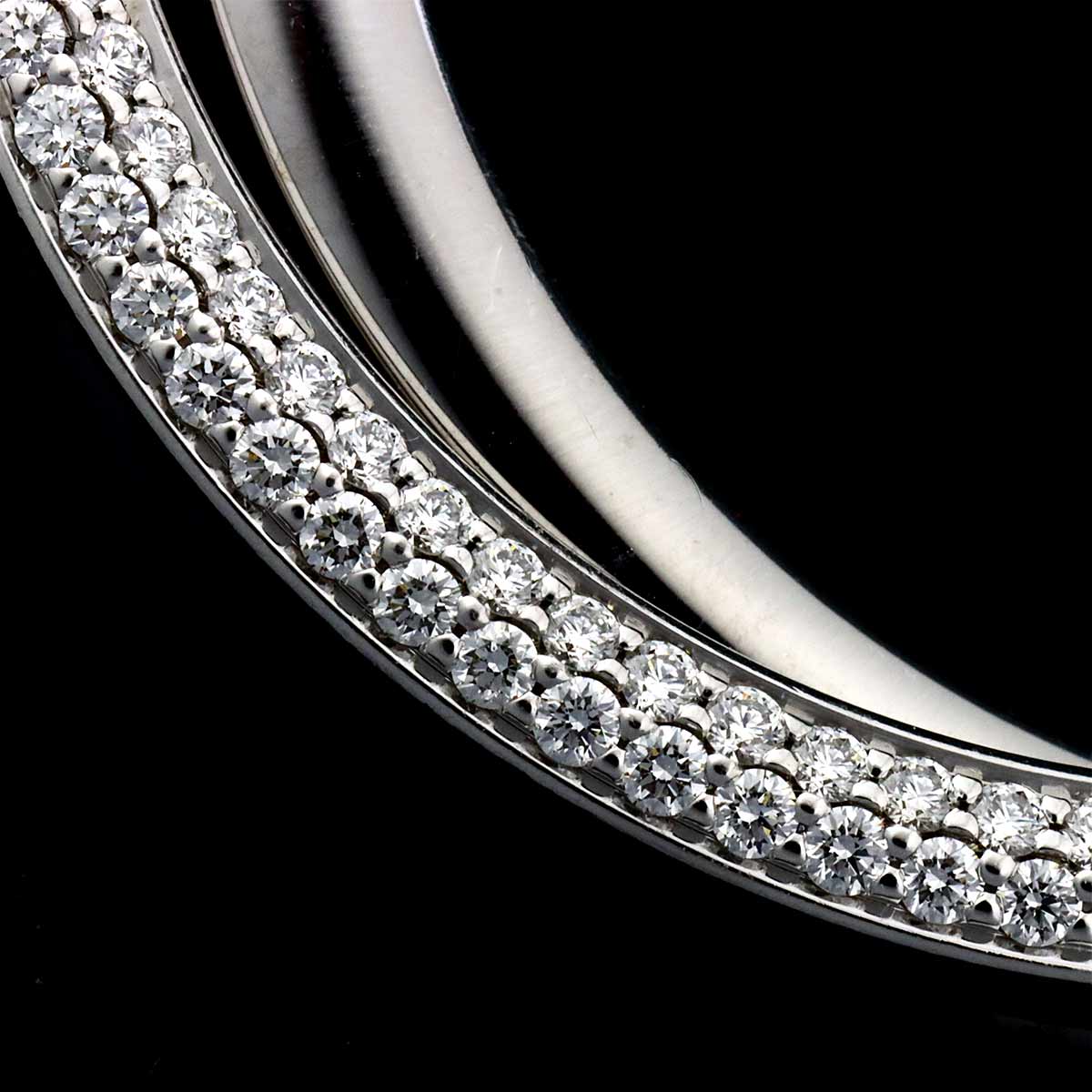 Trinity Diamond Necklace 18K WG 750 Ceramic