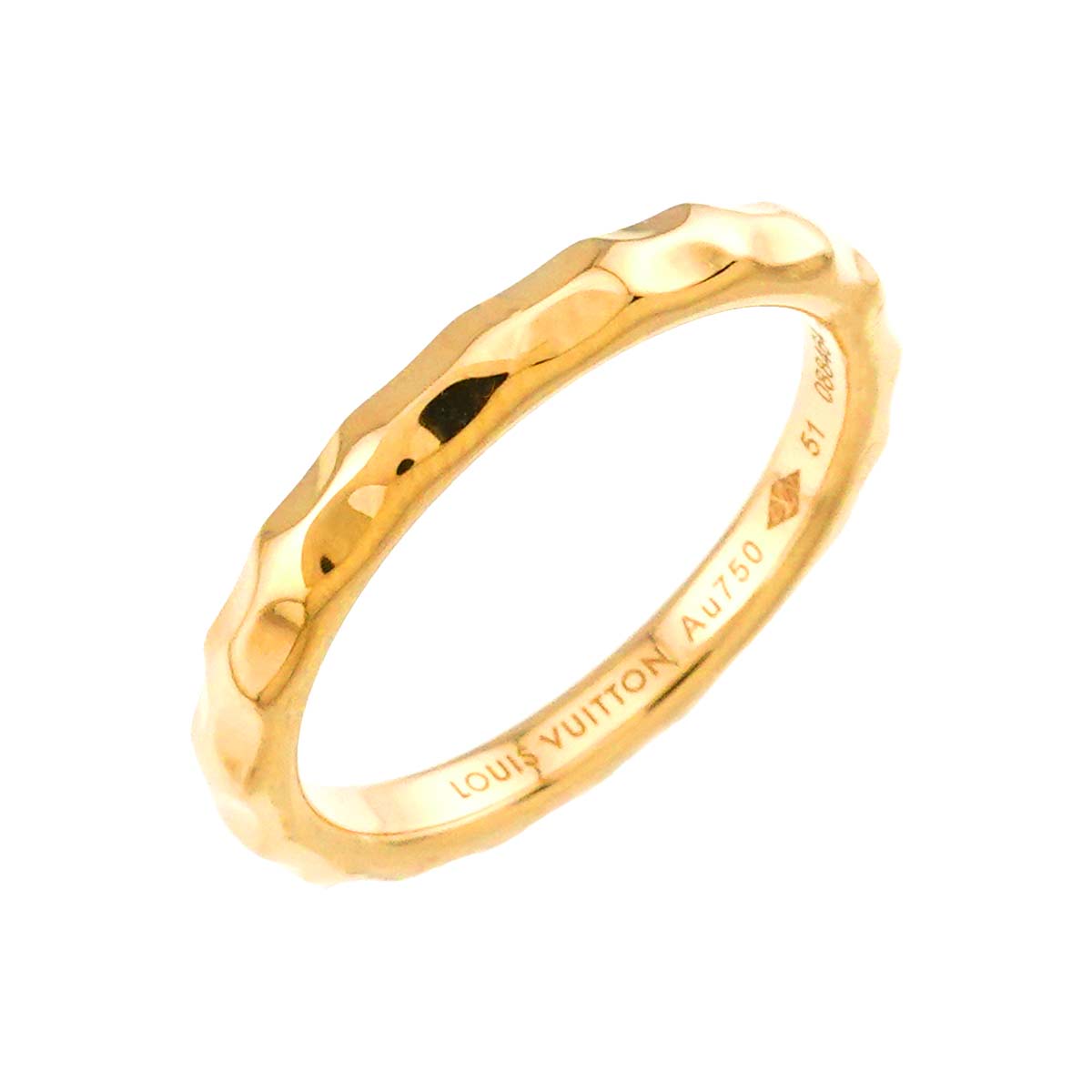 Alliance Monogram Ring 18K YG 750 Size51 5.5-5.75(US)