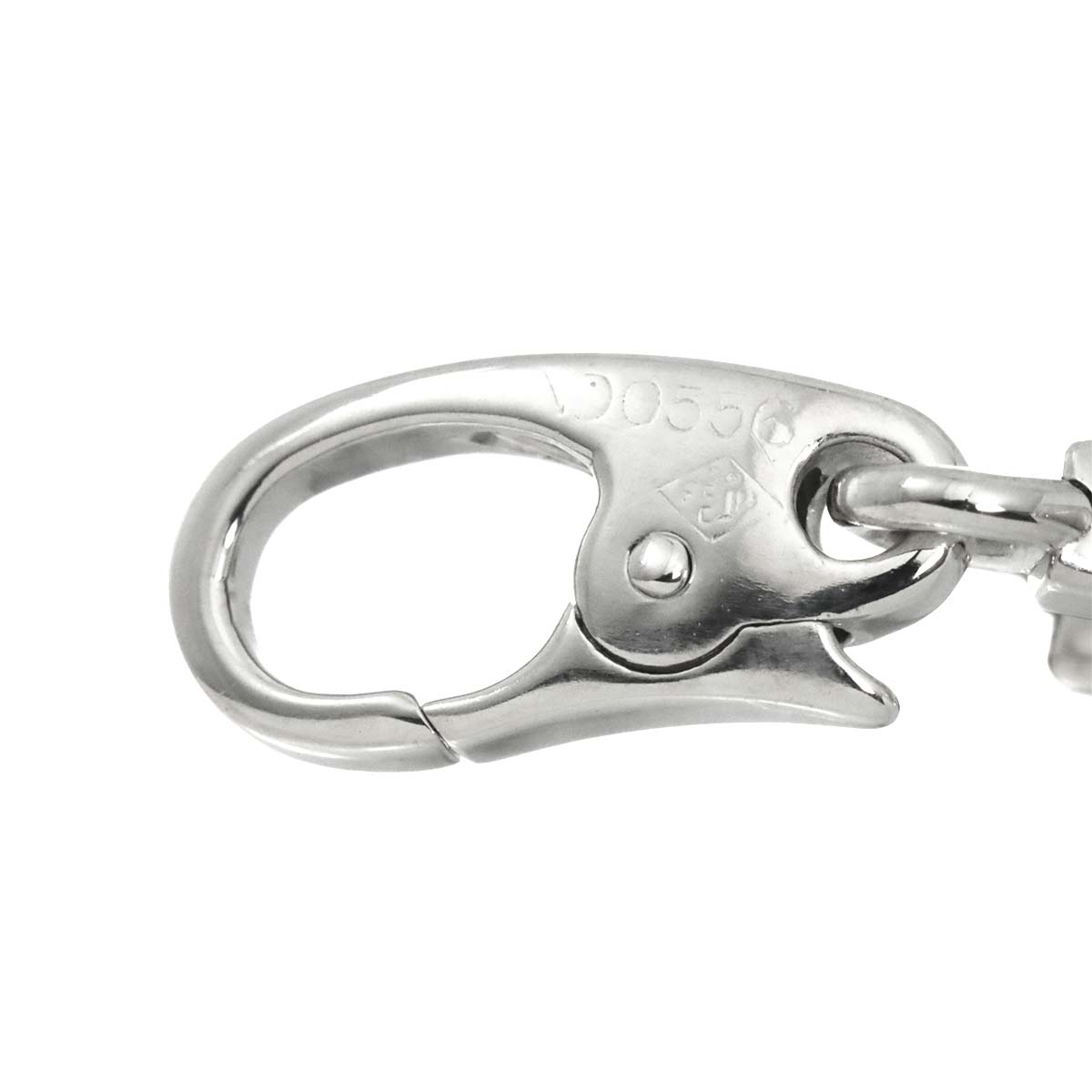 Diamond Pendant Top Charm 18K White Gold 750