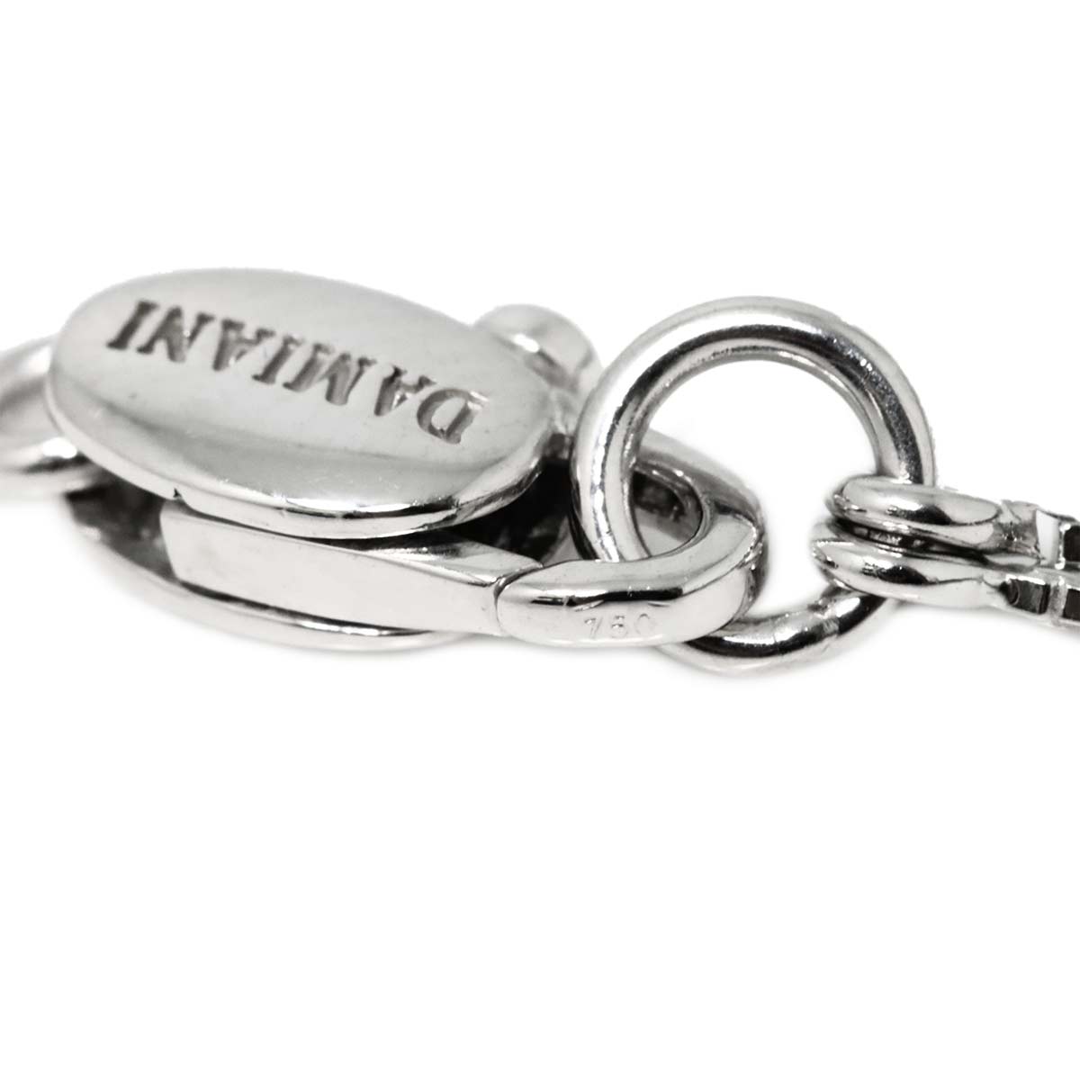 Ruby Diamond Necklace 18K WG 750