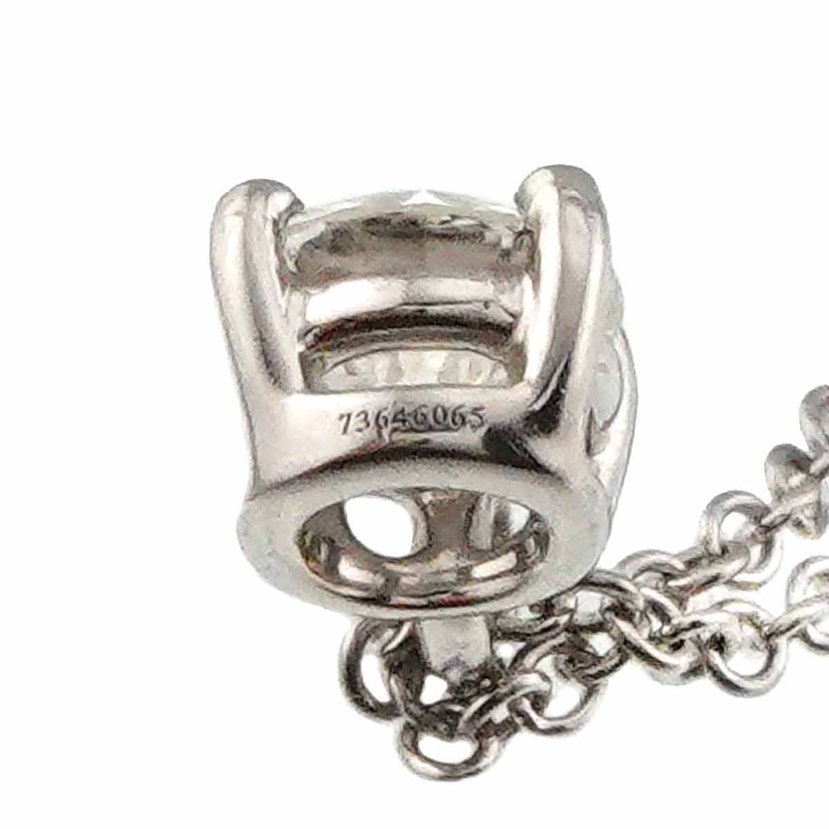 Diamond 0.32ct I/VS1/3EX Necklace Platinum