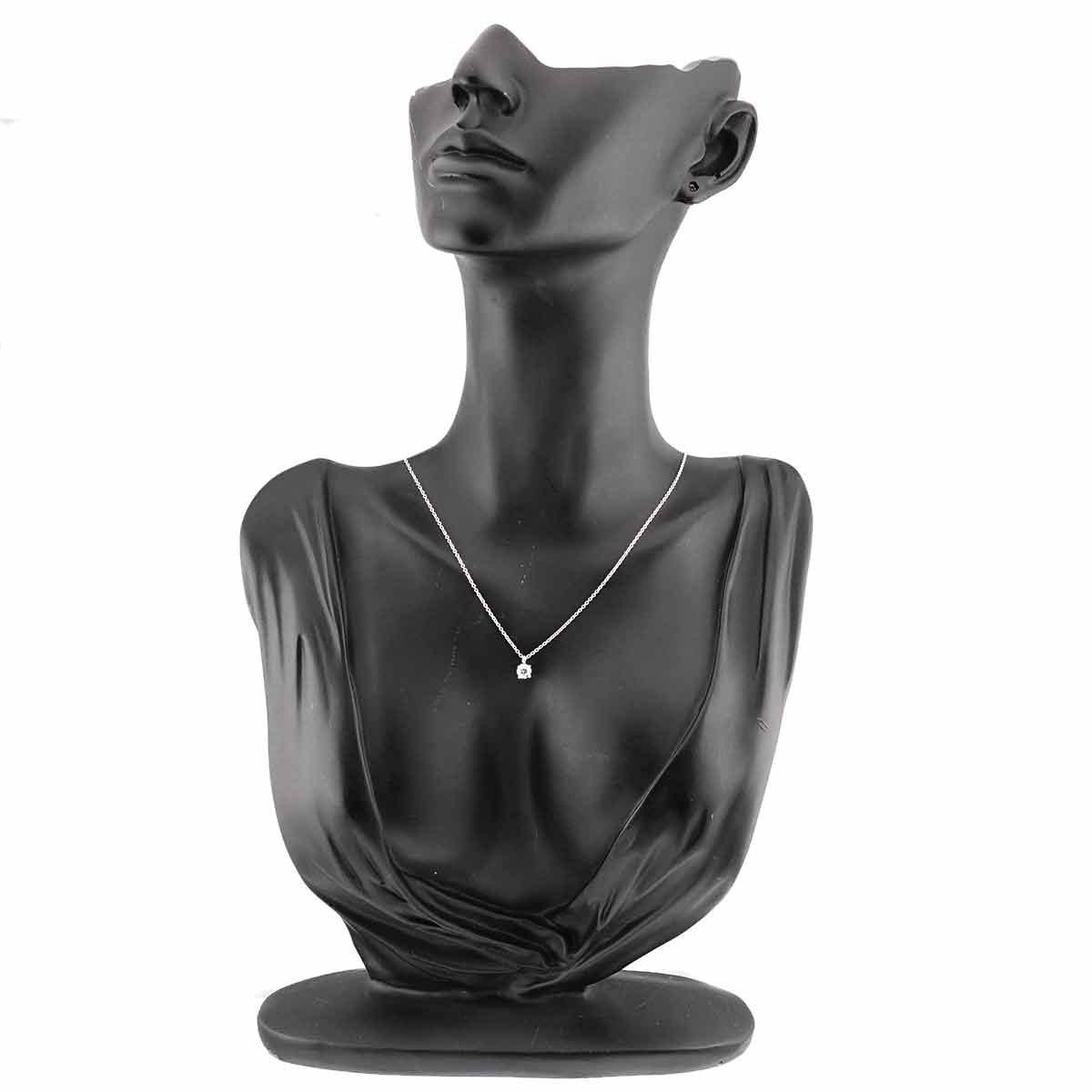 Diamond 0.32ct I/VS1/3EX Necklace Platinum