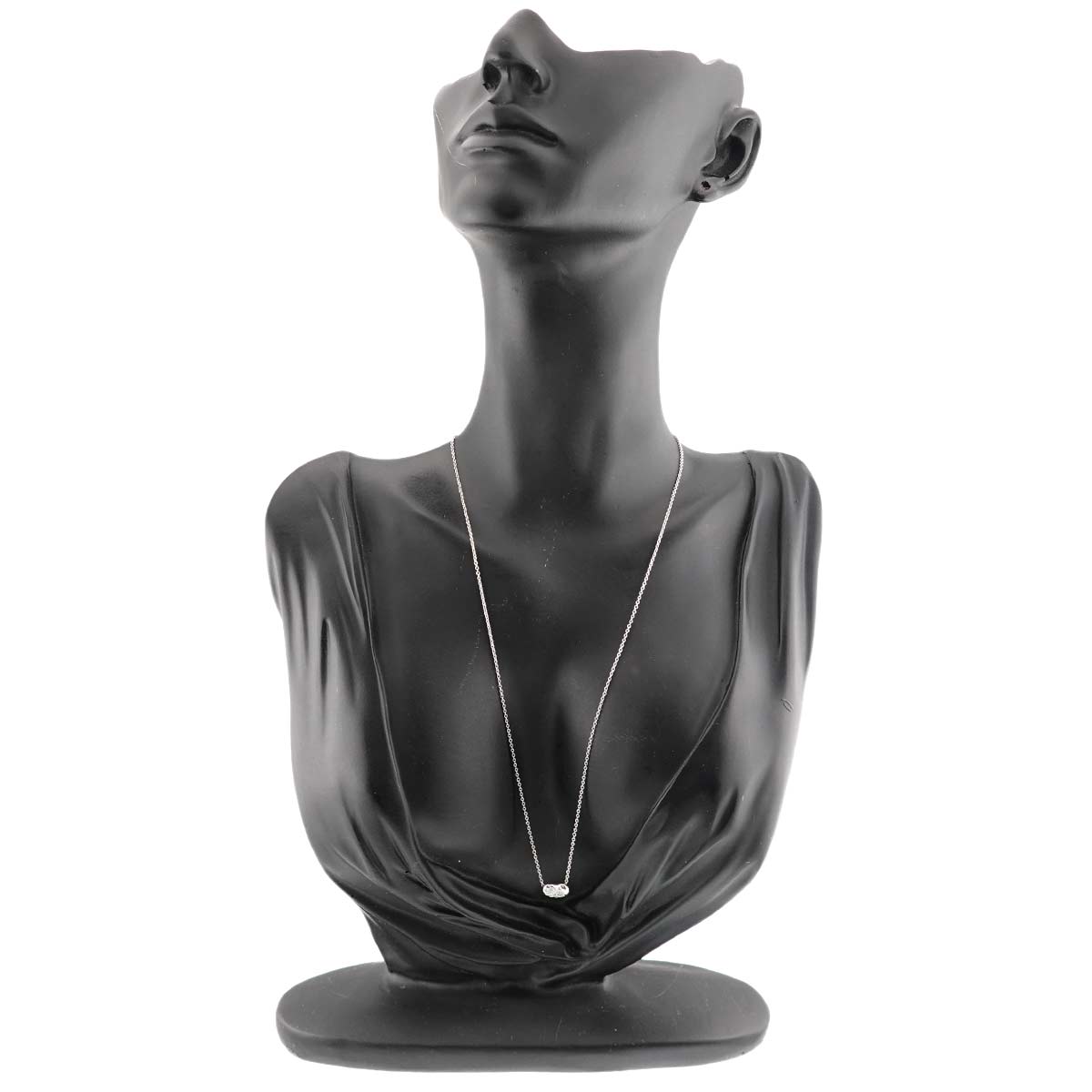 Bean Diamond Necklace Platinum