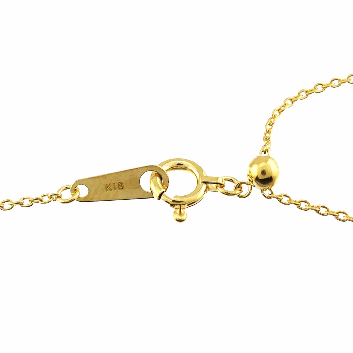 Akoya Pearl 5.8-3.0mm Diamond 0.07ct Necklace 18K K18 YG 750