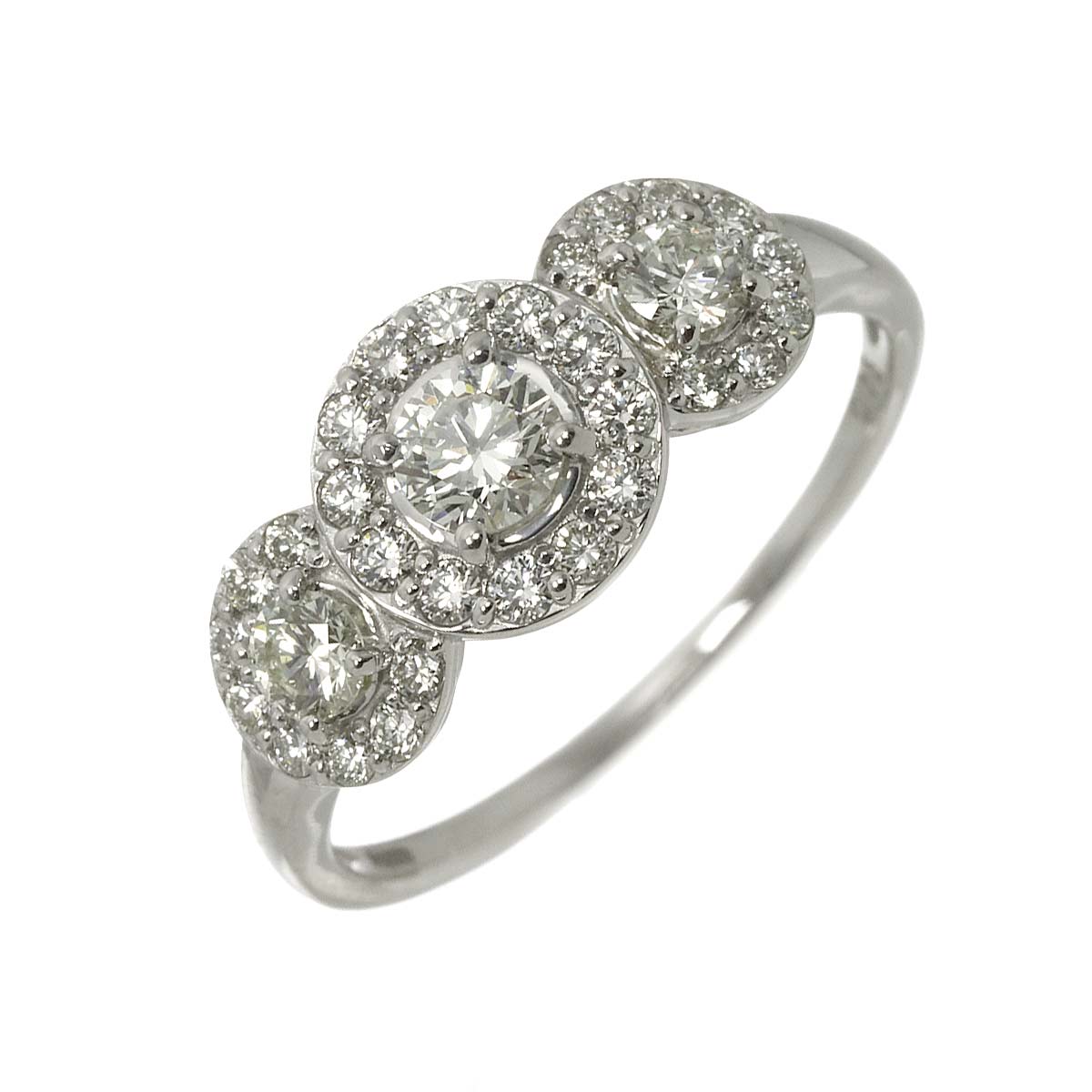 Diamond 0.75ct Ring Pt Platinum size7.25(US)