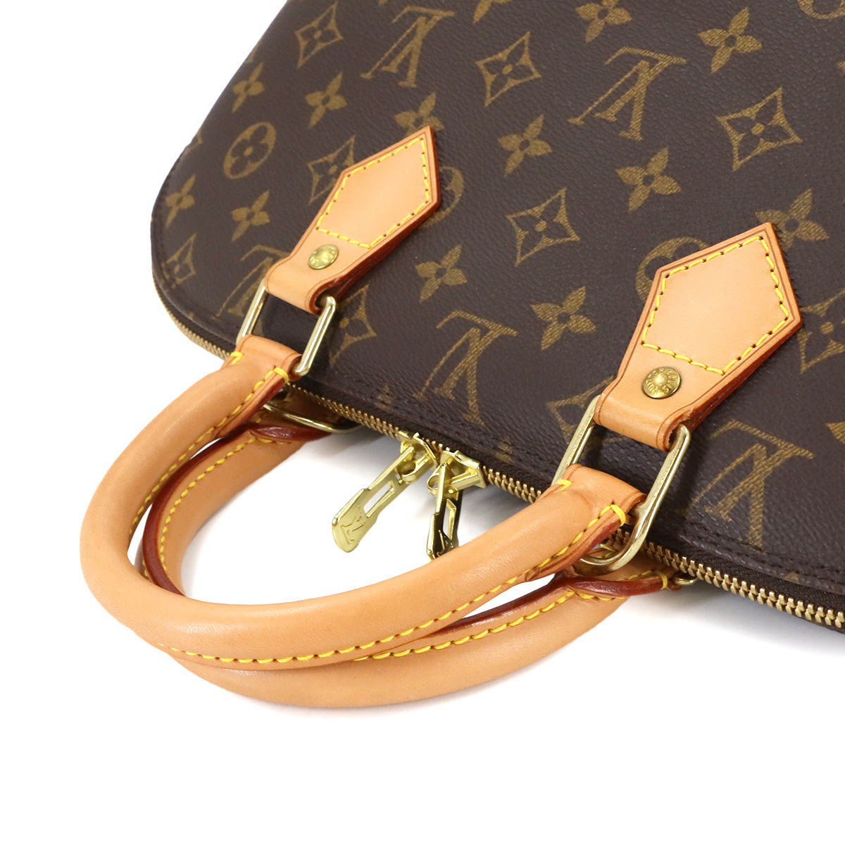 Monogram Alma PM Hand Bag Brown M51130 Purse