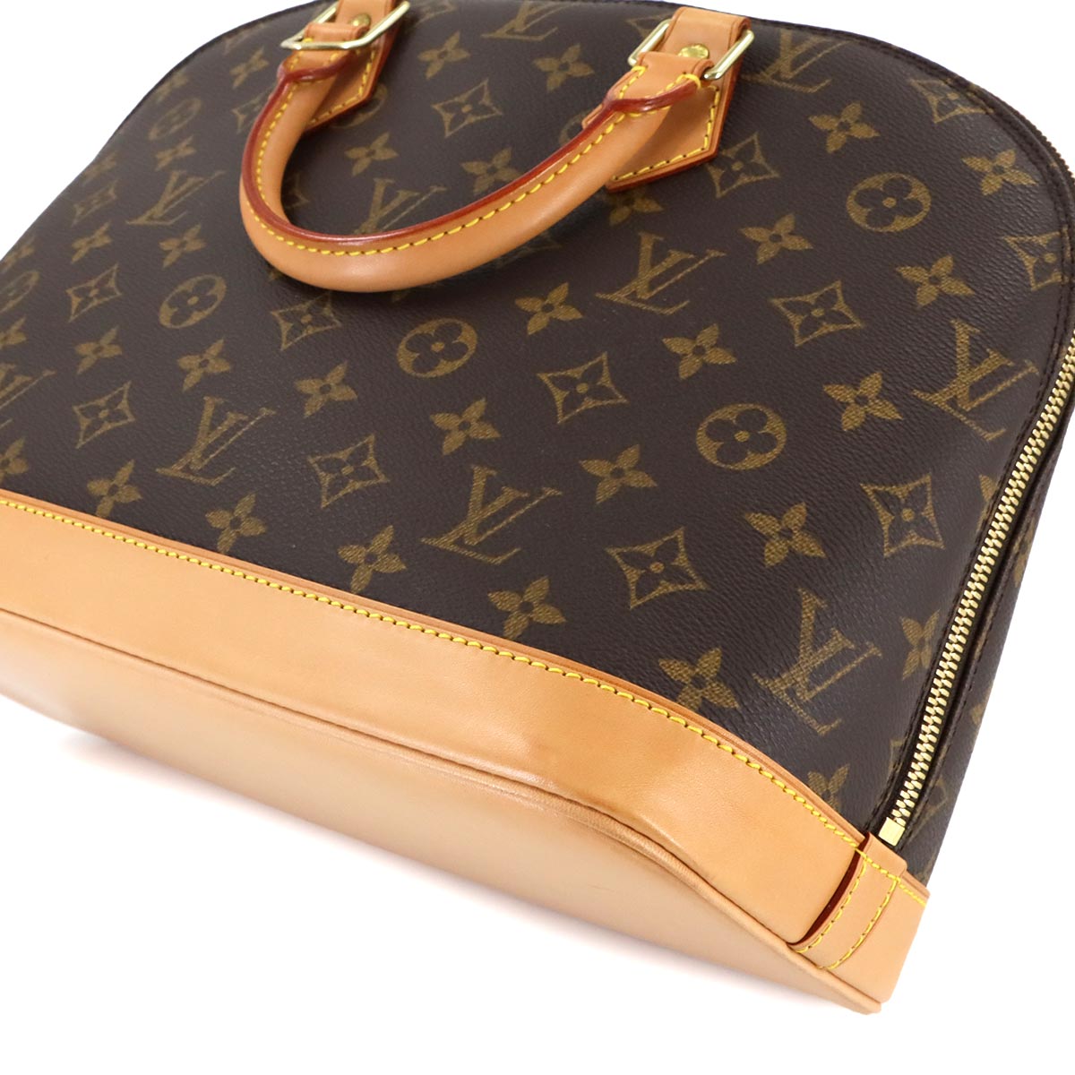 Monogram Alma PM Hand Bag Brown M51130 Purse