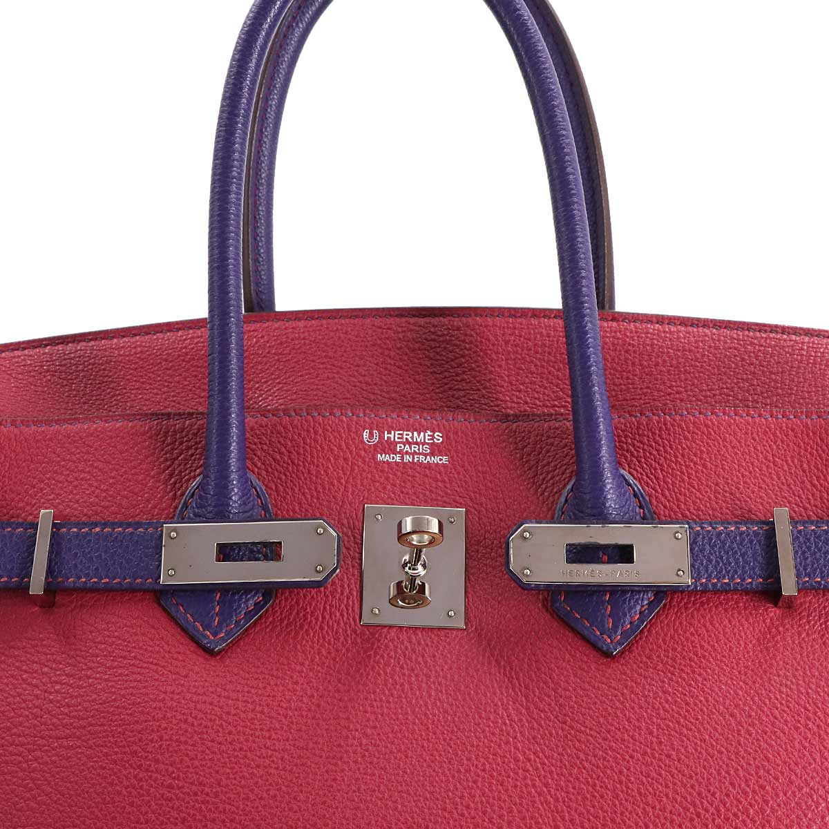 Birkin 35 Personal SPO Veau Togo Rubis Iris Hand Bag