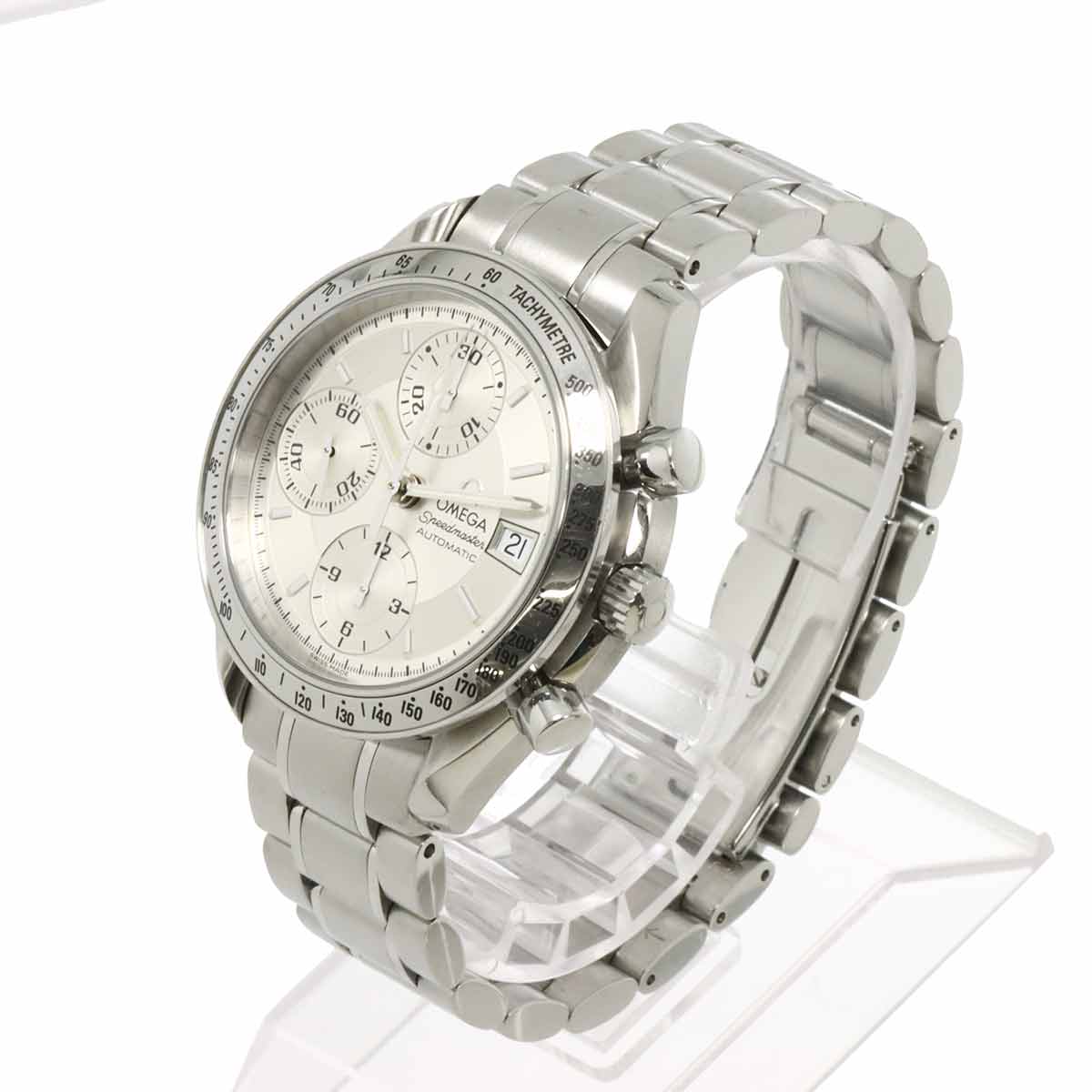 Speedmaster Date 3513 30 Chronograph Automatic Silver Dial Mens