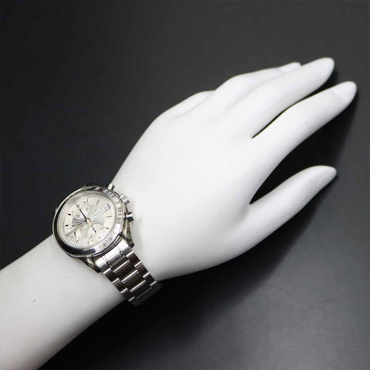 Speedmaster Date 3513 30 Chronograph Automatic Silver Dial Mens