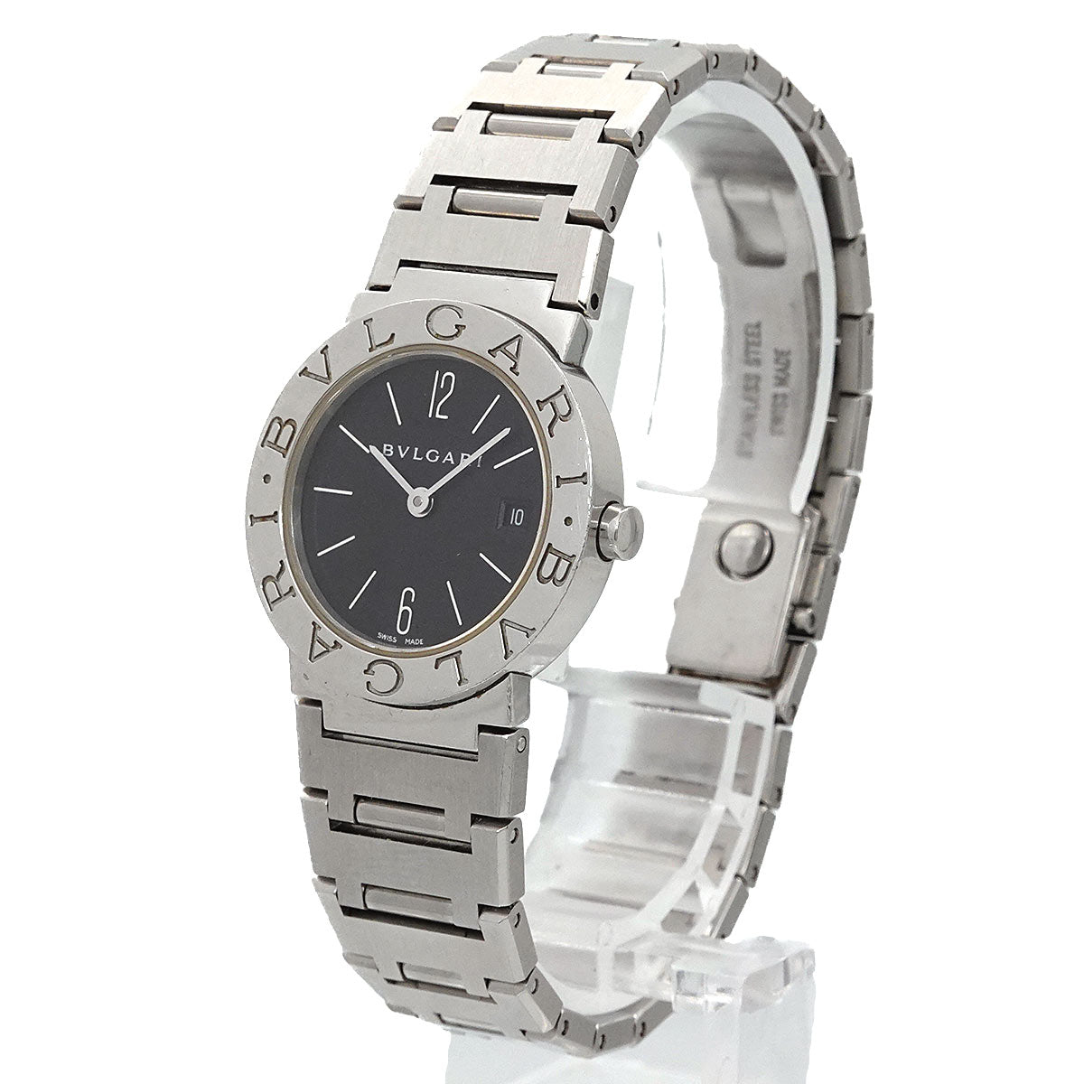 BVLGARIBVLGARI BB26SS Quartz Black Dial Ladies Watch