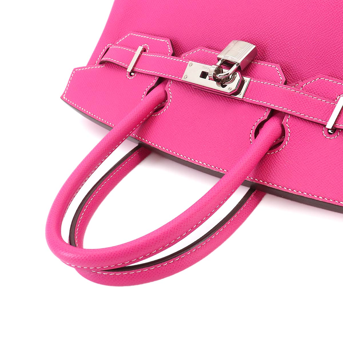 Candy Birkin 30 Epsom Rose Tyrien Ruby Hand Bag Purse Pink