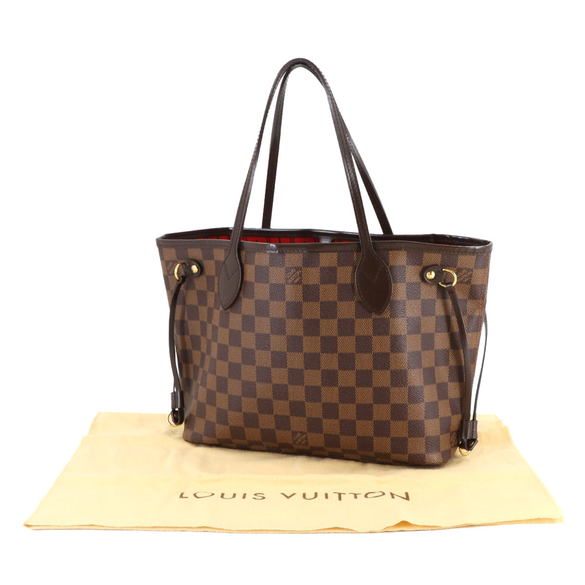 Damier Neverfull PM Tote Bag Ebene N51109 Purse