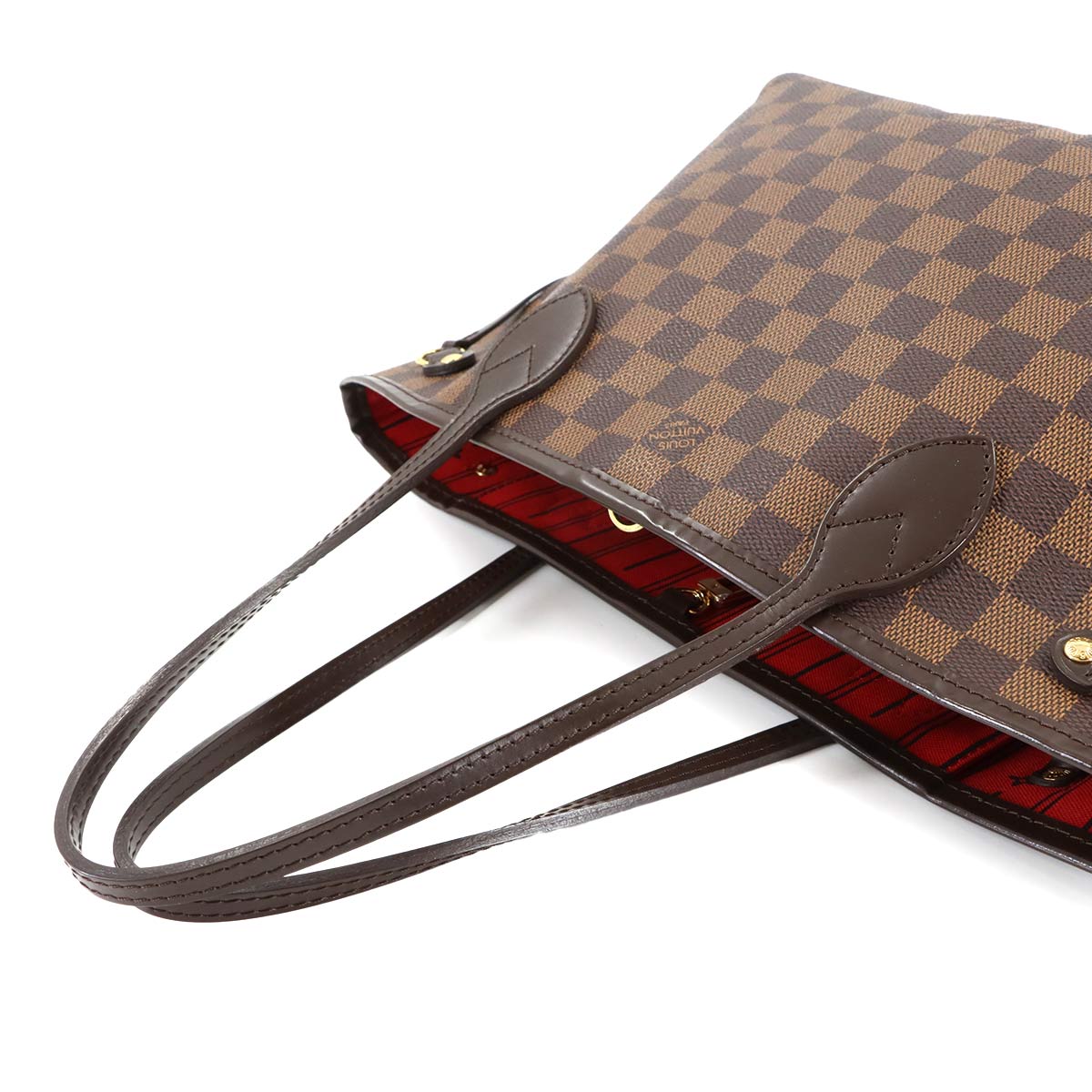 Damier Neverfull PM Tote Bag Ebene N51109 Purse